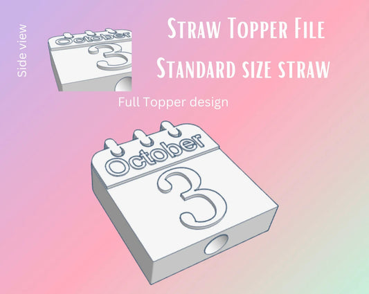 October 3rd topper