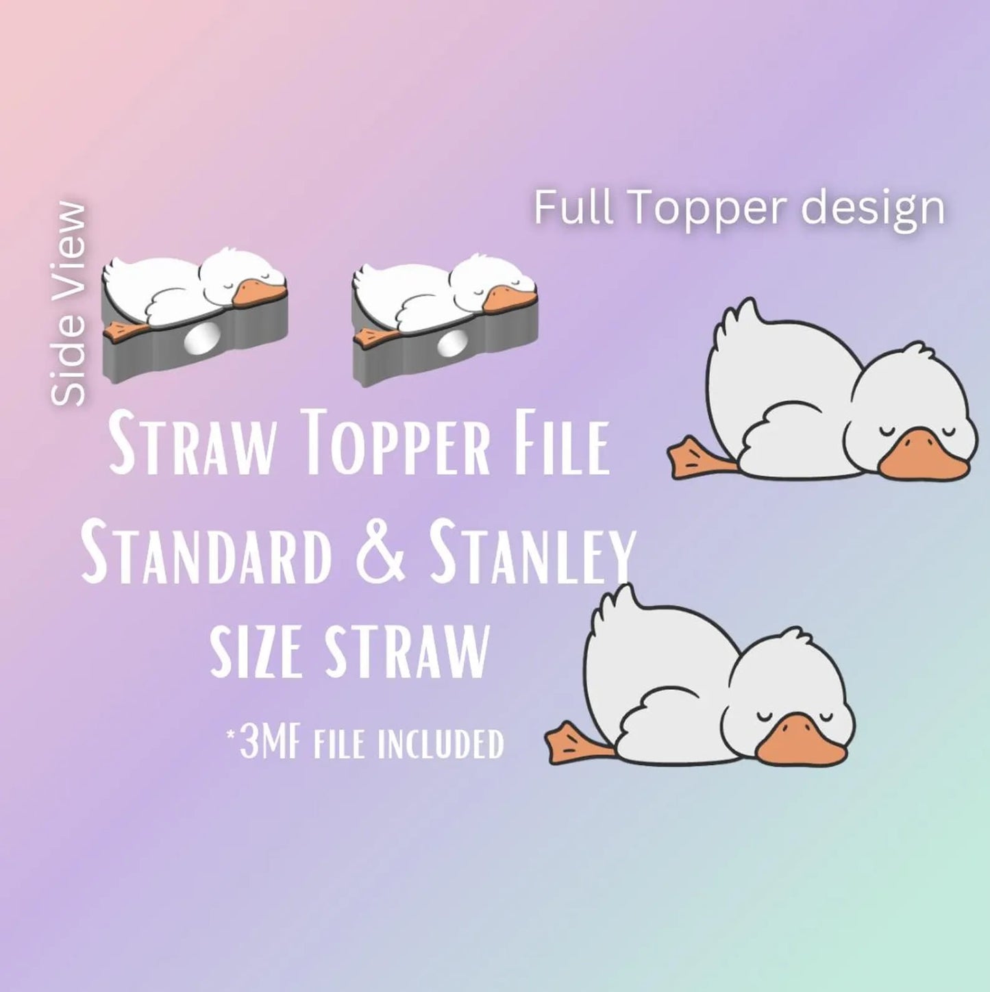 Sleepy goose topper
