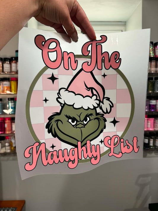 Green guy naughty list