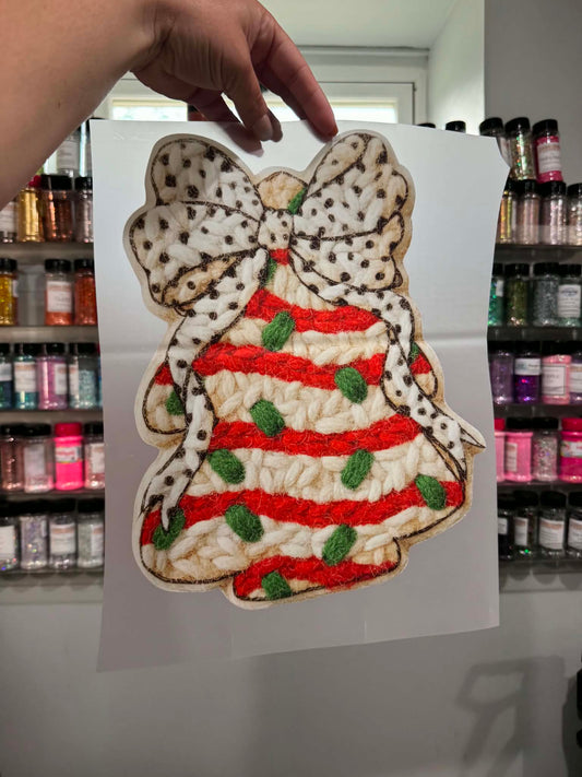 Christmas tree cake