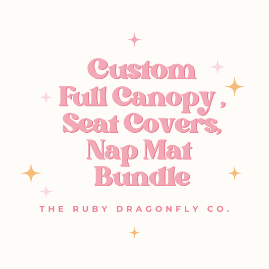 Full Canopy, Seat Covers, and Nap Mat Bundle