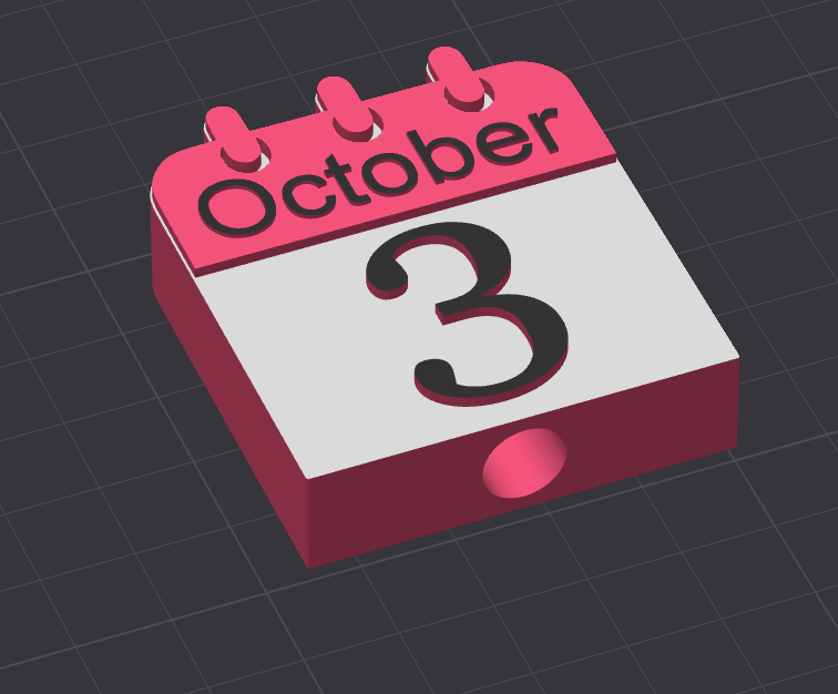 October 3rd straw topper