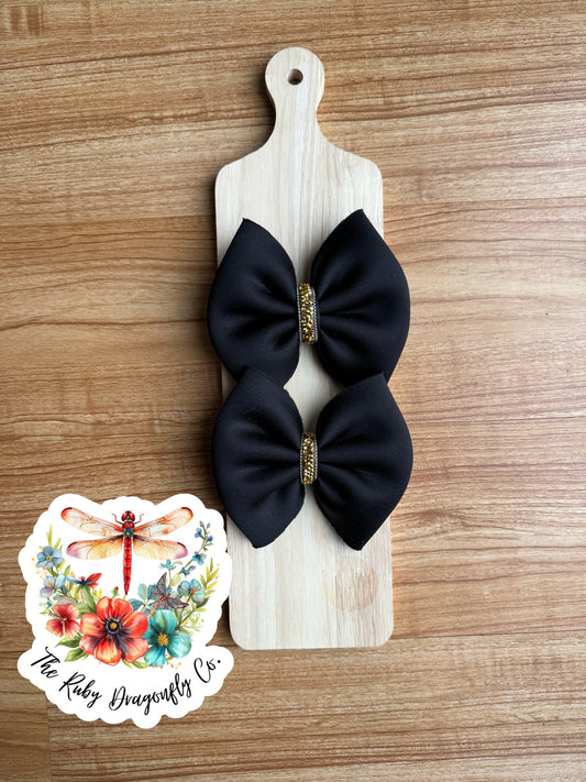 Fancy Black Bow