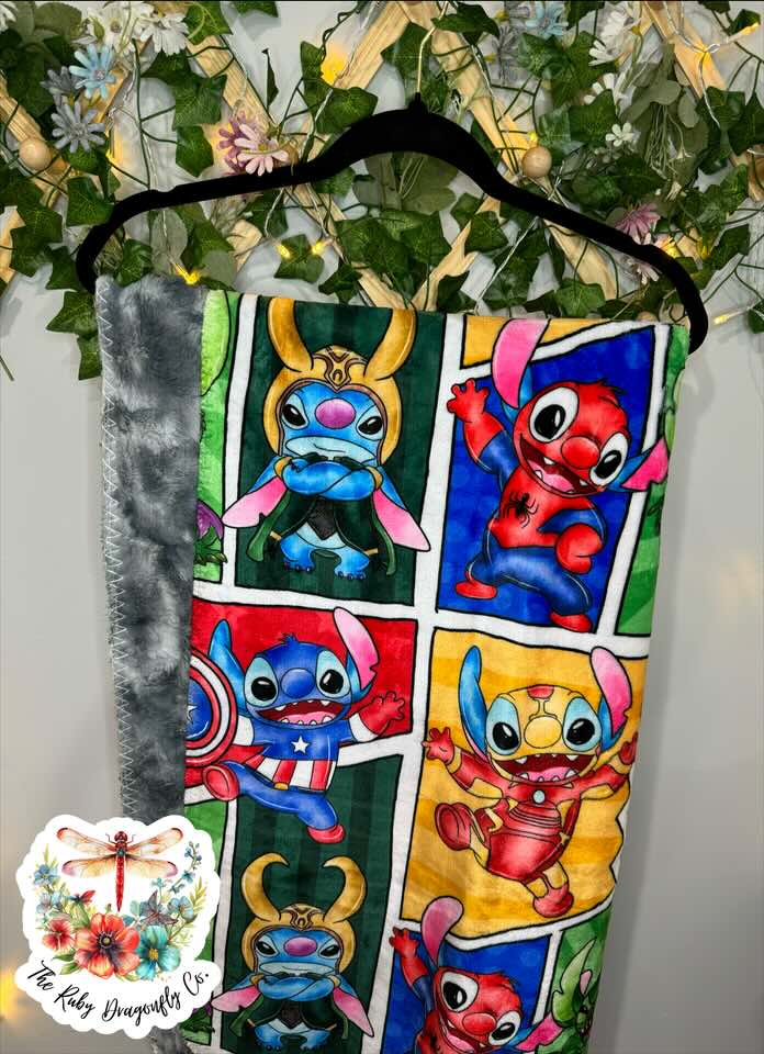 RTS Alien Superhero Luxe Blanket