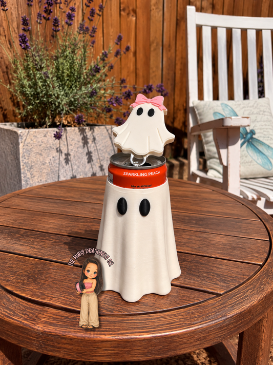 Ghost can sleeve and can opener