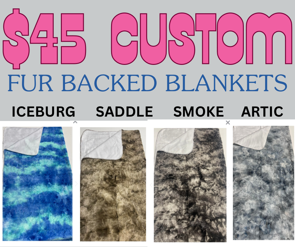 50x60 Custom Fur Backed Blanket