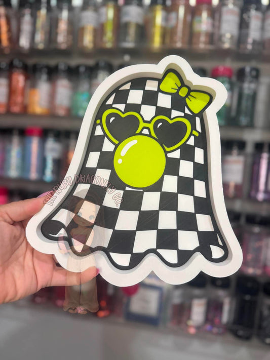 Checkered Ghost Bead/Trinket Tray