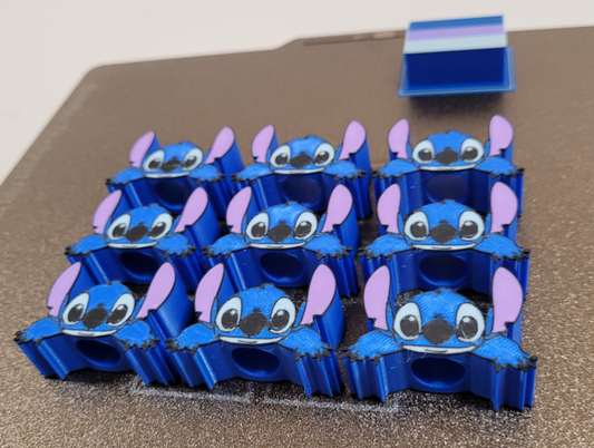 Blue Alien straw topper