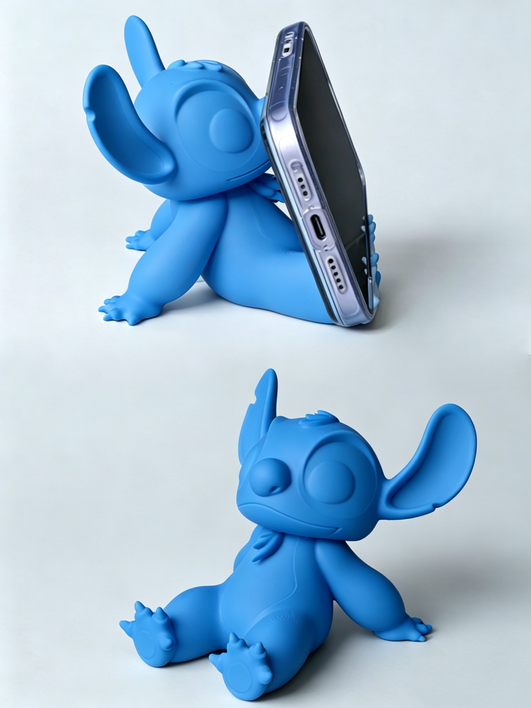 Blue Alien phone holder