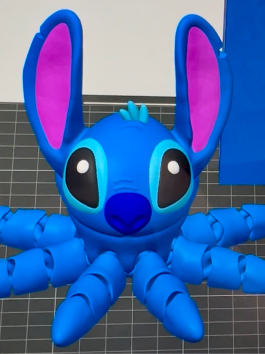 Blue Alien octopus