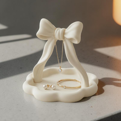 Coquette Bow Jewelry Dish