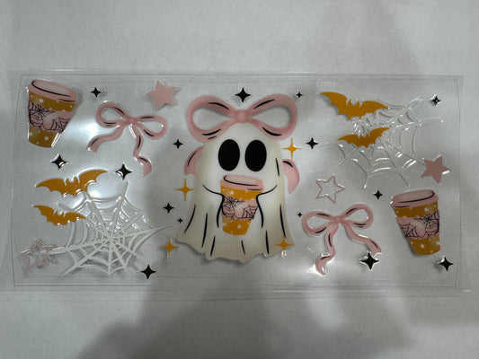 Pink Bow Ghostie
