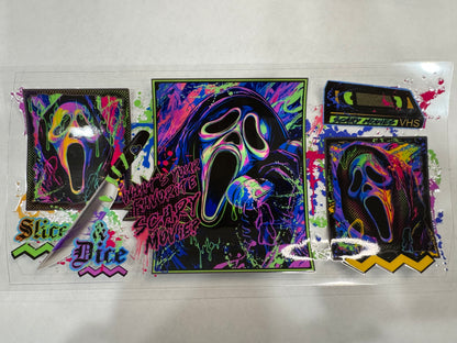 Neon Ghost Face