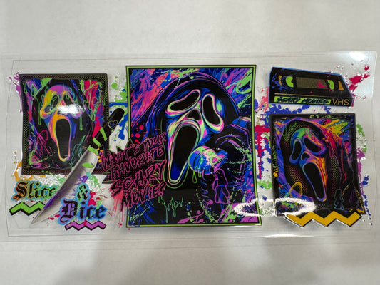 Neon Ghost Face