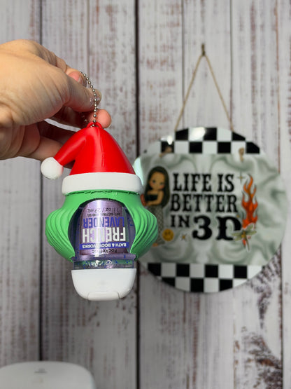 Mean Guy BBW Sanitizer Keychain Holder