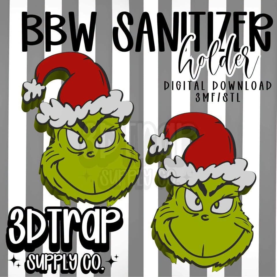 Mean Guy BBW Sanitizer Keychain Holder