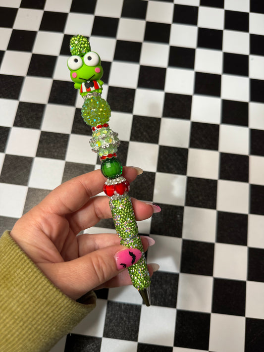 Frog Beaded Pen