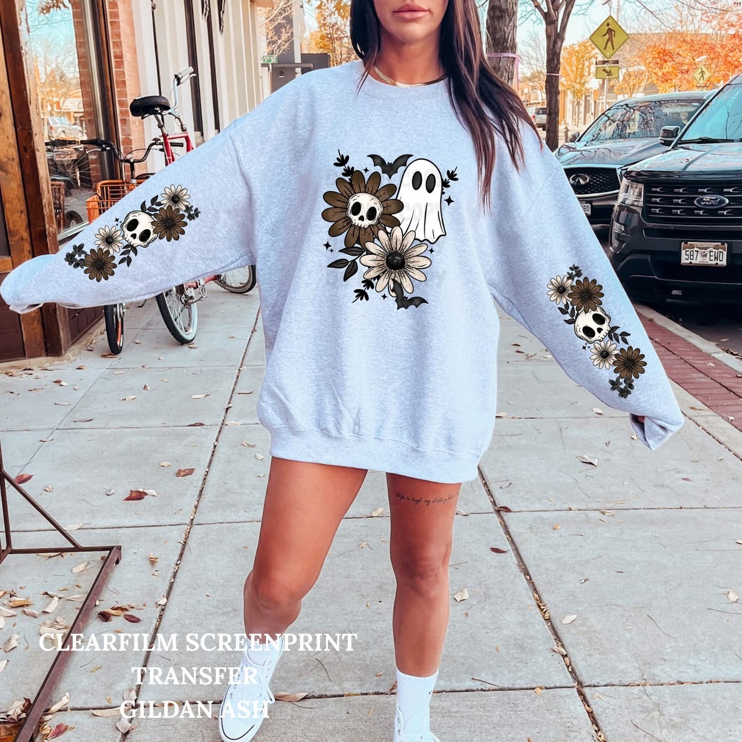 Floral Ghosties with sleeve