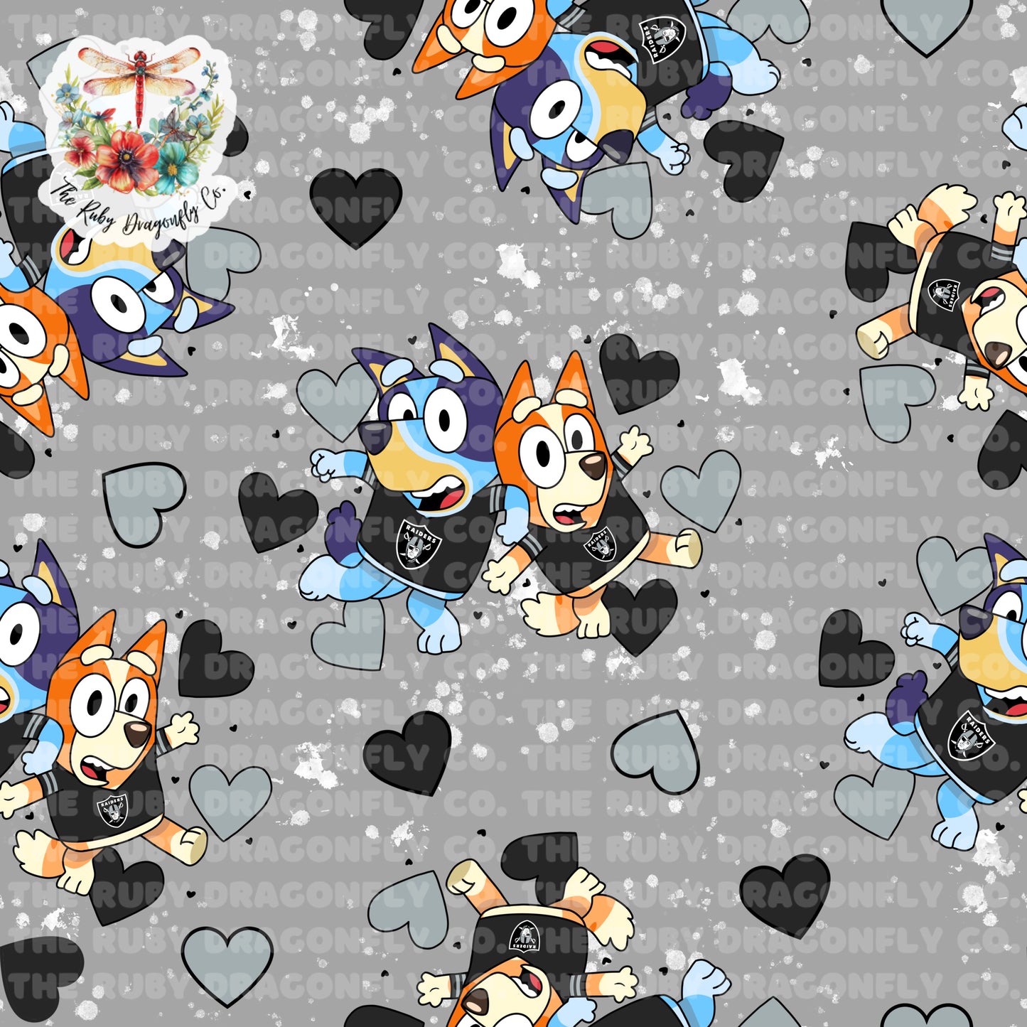 Raider/Blue Dog Mashup Gray
