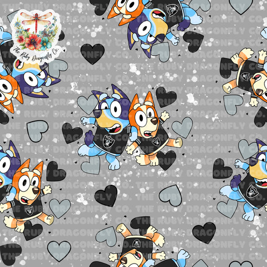 Raider/Blue Dog Mashup Gray