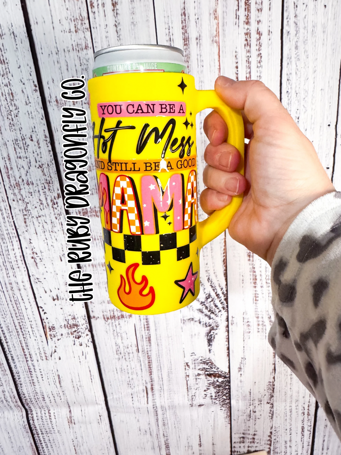 Hot Mess Mama Can Holder