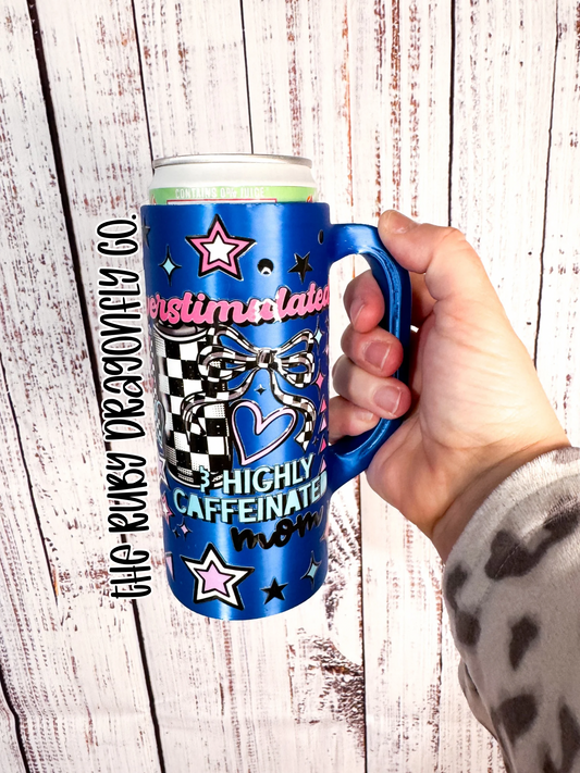 Overstimulated Mama Can Holder