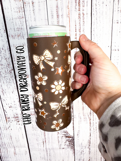 Bow Darling Can Holder