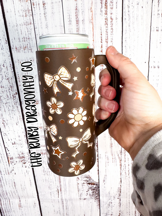 Bow Darling Can Holder