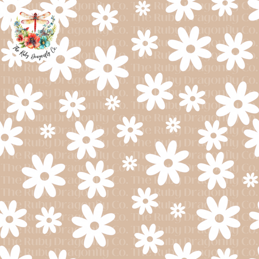 Beige Daisies