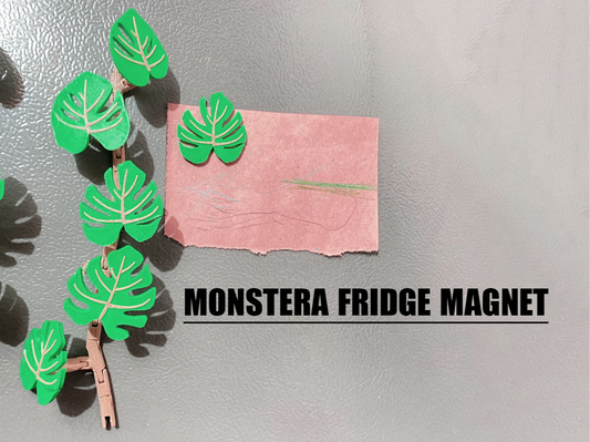 Fridge Monstera Magnets