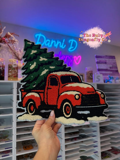 Christmas Tree/Truck Chenille Patch