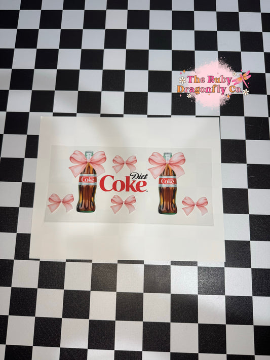 Diet Cola Bows - Glass Bottles