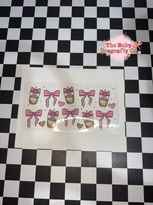 Coffee & Bows Pink