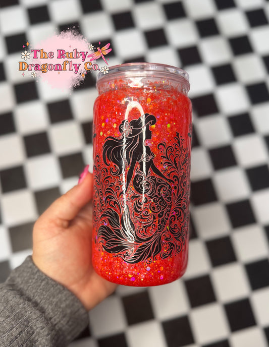 RTS Mermaid Princess 16 oz Tumbler