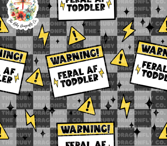 Feral AF Toddler Custom