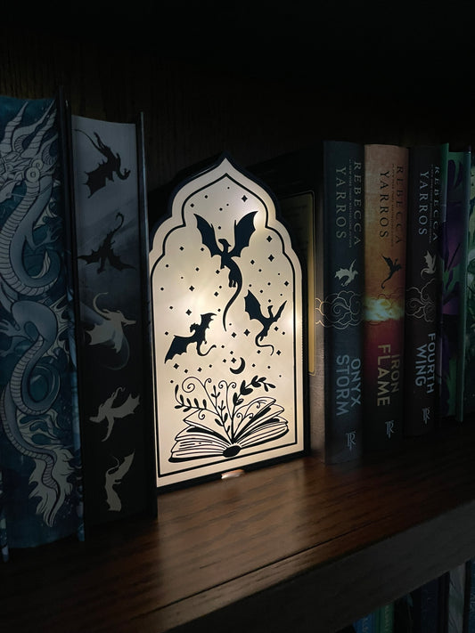Fourth Wing Inspired Book Nook