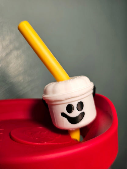 Boo Bucket Straw Topper