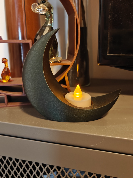 Crescent Moon Candle Holder